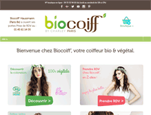 Tablet Screenshot of biocoiff.com